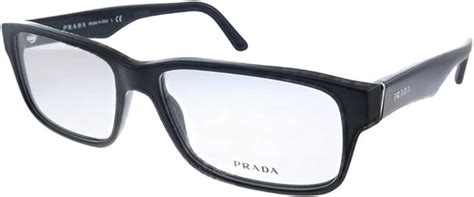 Prada PR 16MV 1AB1O1 Eyeglasses in Gloss Black